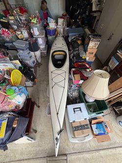 Epic GPX Fiberglass single person Sea Kayak - 12’8” - Excellent condition - Includes paddle and accessories