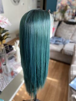 Ombre Green Wig