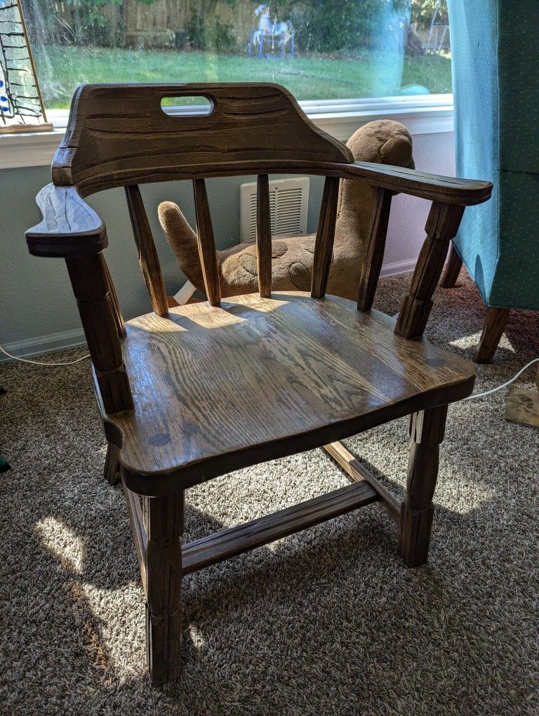 2 Wooden Chairs