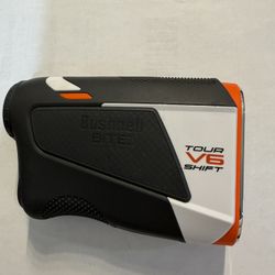 Bushnell Tour V6 Shift Laser Golf Rangefinder Slope Switch Black/White/Orange