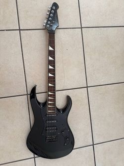 ESP LTD Electric Guitar Black HSS Fixed Bridge