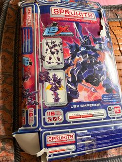 Bandai SpruKits LBX Emperor 118 Pieces Level 2 Model Kit Open Box Unbuilt