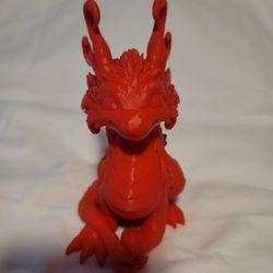 3d Printed Intricate Dragon 