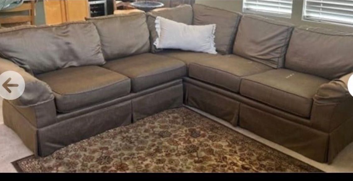Tan Brown Sectional