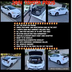 2014 TOYOTA PRIUS,51 MPG, CLEAN TITLE+SMOG,2025 JAN TAGS, NO ISSUES