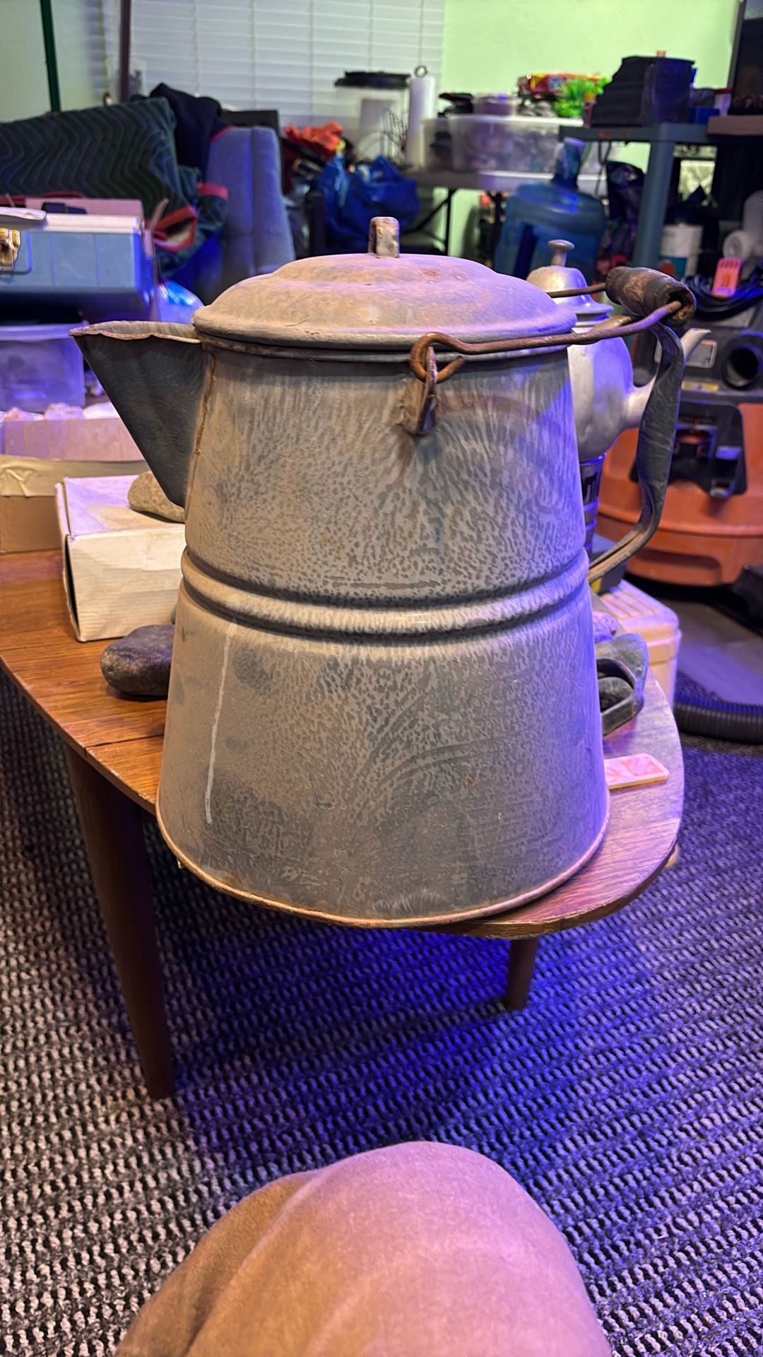 Vintage Cowboy Campfire Coffee Pot