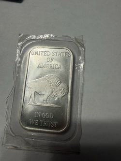 2 United States of America Buffalo Silver Bar