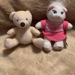 2 McDonald Build A Bear Dolls 