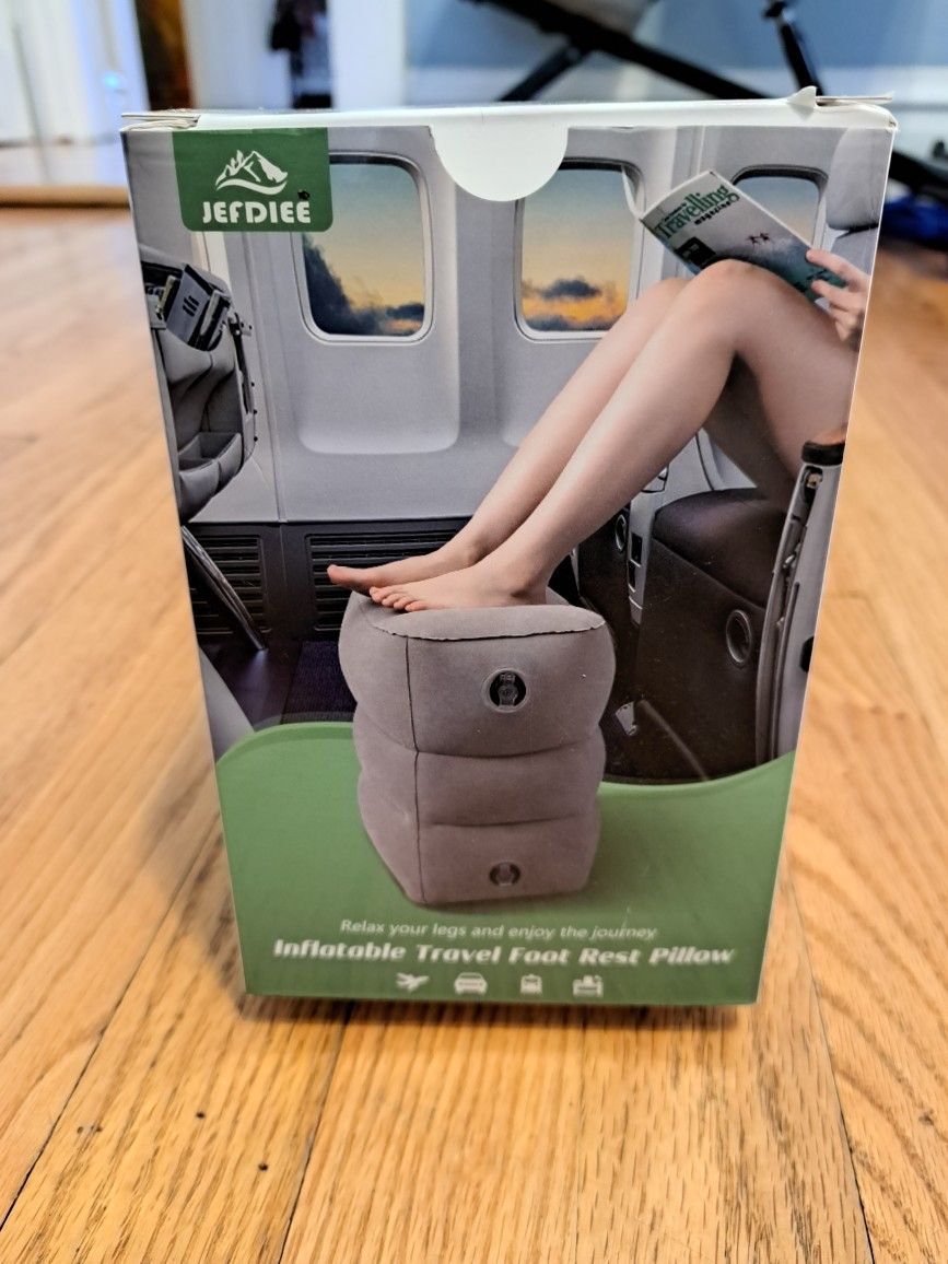 Inflatable Kids Airplane Bed and Footrest