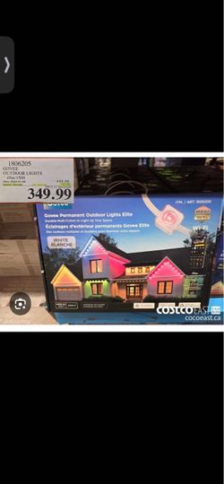 New outdoor GOVEE permanent lights we deliver