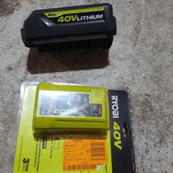 Ryobi Battery & Charger 