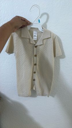 Baby boy Carters 6 month romper, beige