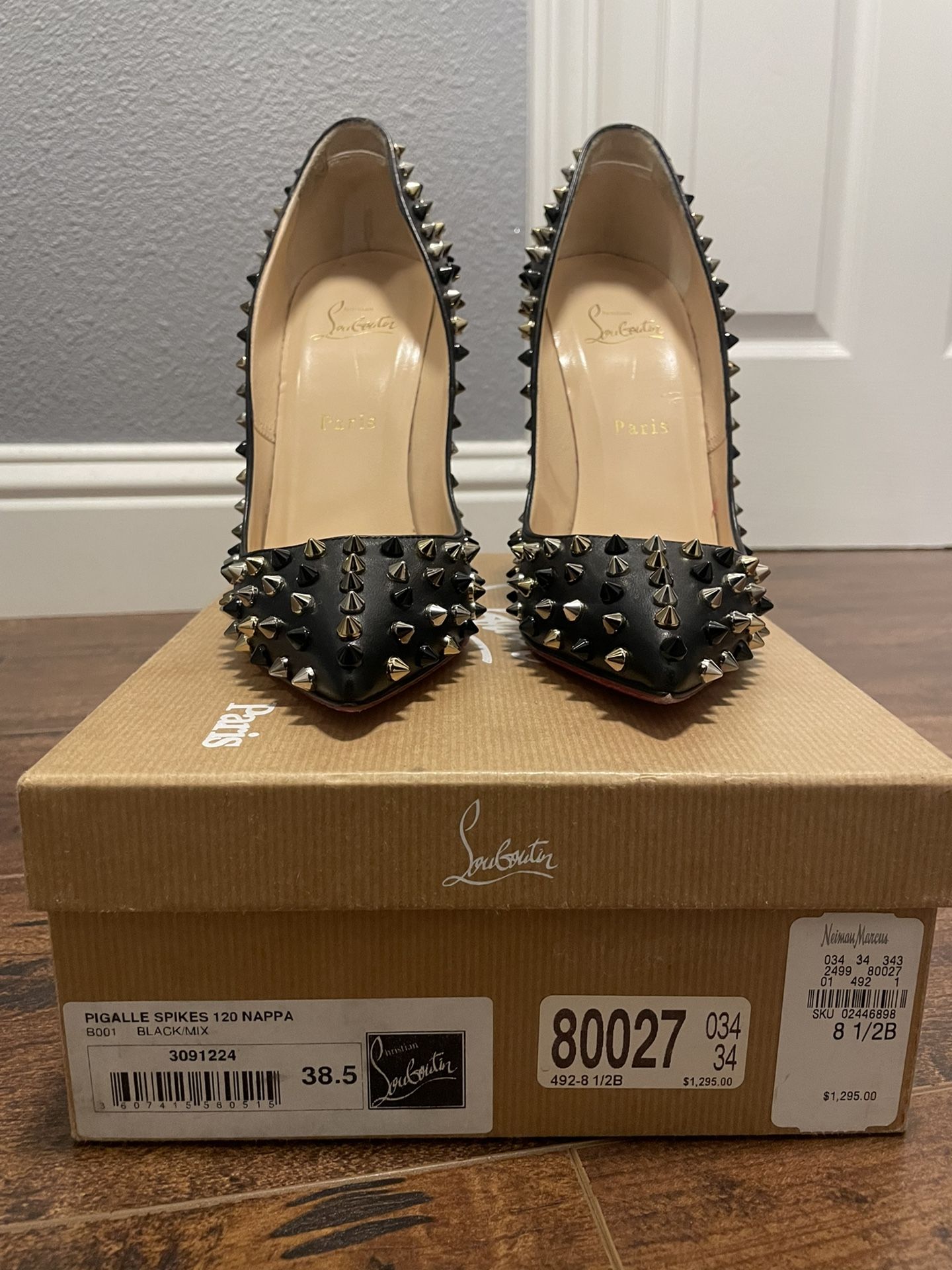 louboutin size 7.5 Women 