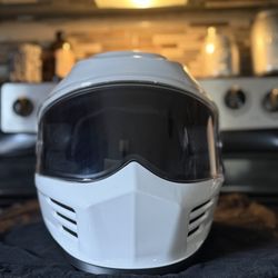 Simpson Speed Bandit Helmet – XL – White – Like New
