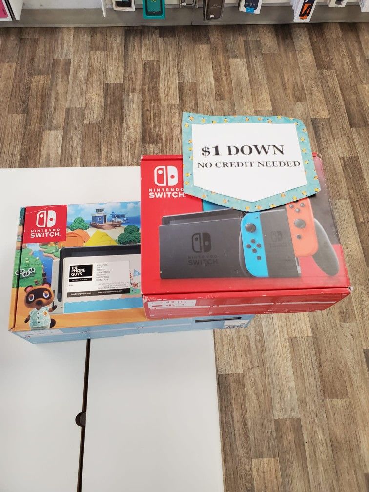 Nintendo Switch V2 Gaming Console - Pay $1 DOWN AVAILABLE - NO CREDIT NEEDED