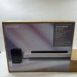 New Samsung B73CD Smart Soundbar  Black HW-B73CD