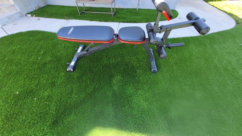 HARISON Weight Bench - Adjustable Workout Bench Press for Home Gym with Leg Extension and Preacher Pad