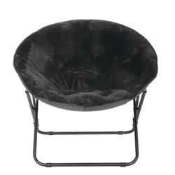 Mainstays Saucer Chair, Black