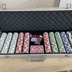Las Vegas Poker Chip Set Aluminum Case