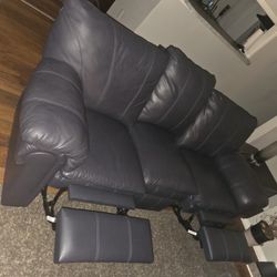 Comparable Ethan Allen  Two Piece Leather SET with Recliner