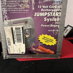 12 Volt Rechargeable Jumpstart System For Batteries