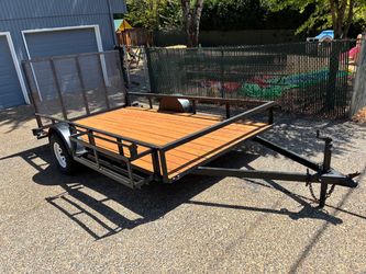 Flatbed Utility ATV Trailer