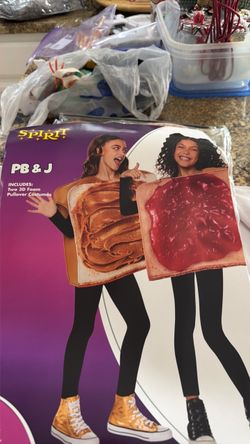 Peanut butter and jelly costume