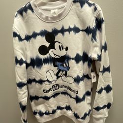 NWT Disney Parks Mickey Tie Dye Sweatshirt Size S / XL / 2XL