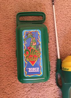 Zebco Kids Fishing Pole - Ollie Gator - and tackle box! for Sale