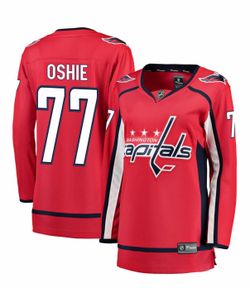 Women’s Small Washington Capitals Breakaway Player Jersey TJ Oshie Red Fanatics