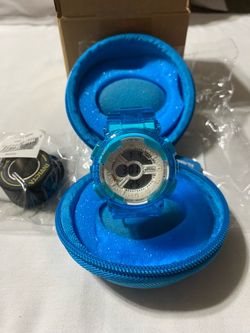 Activa Digital Watch Blue Translucent Case