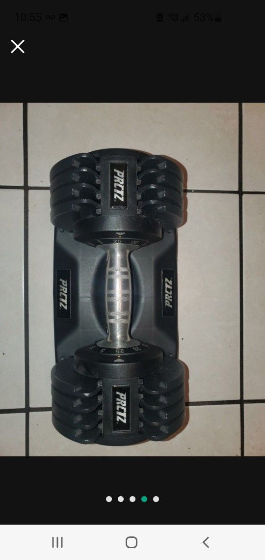 Adjustable Dumbbell Weight 25 Pounds 