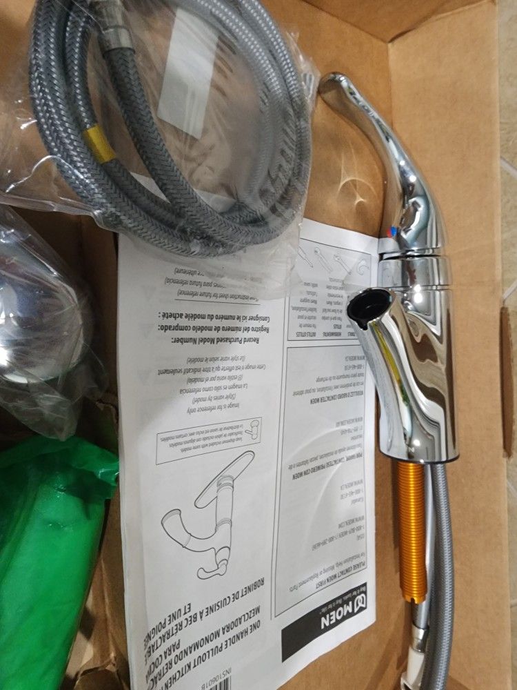 MOEN CA 67315 C Integra Chrome Low Arc Kitchen Faucet