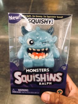 Brand new Monster Squishins Ralph tommy n bob squishy toy