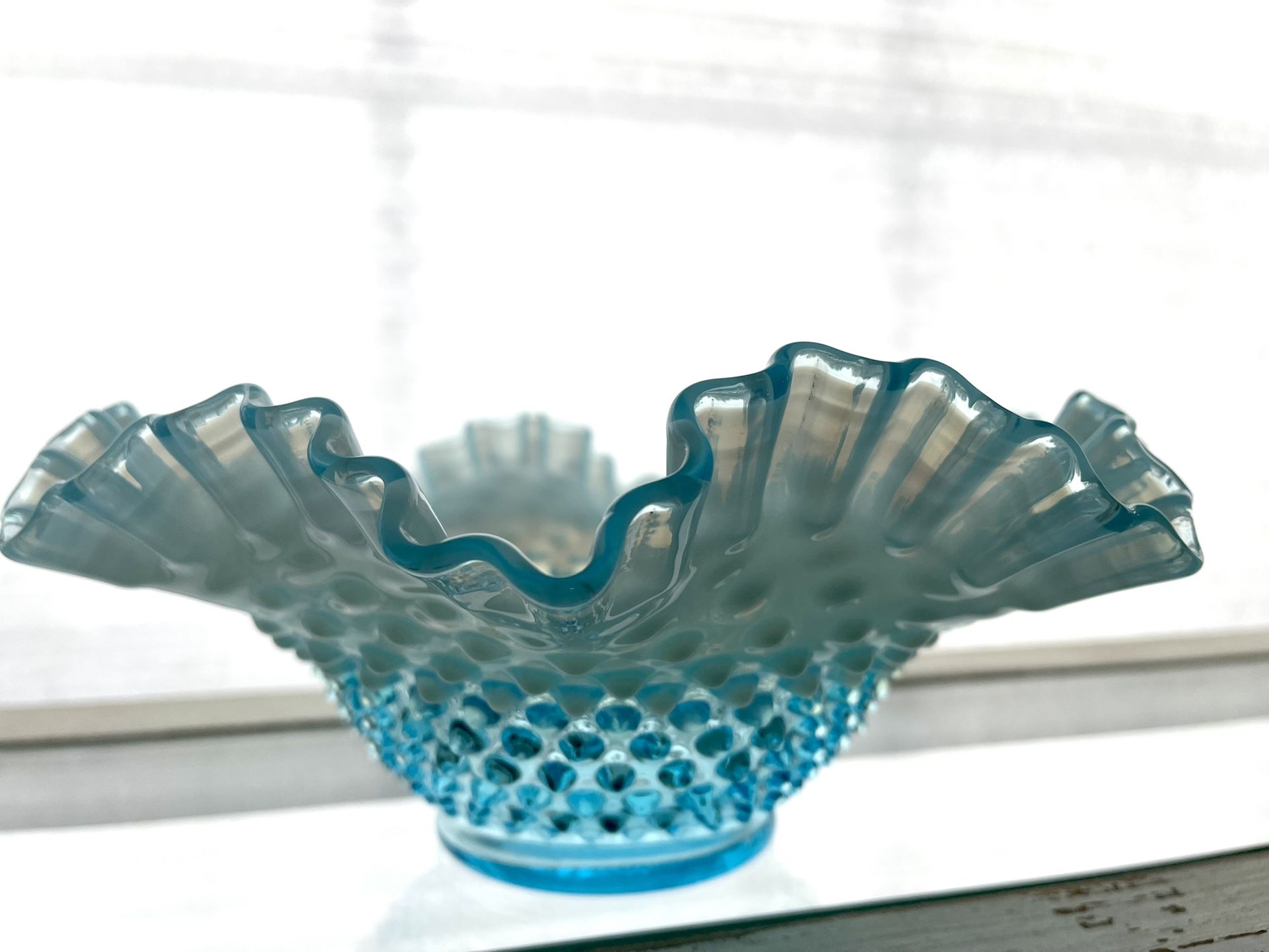 Fenton Hobnail Opalescent Bowl