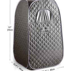 WillowyBe Portable Steam Sauna with Bluetooth Control, Steamer, Body Tent, Foldable Chair | Personal Home Spa | FCC Certified