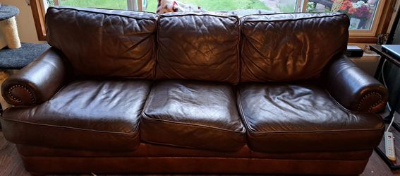 Leather couch