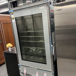 Sub Zero Built In Panel Ready 36” Refrigerator With Glass Door