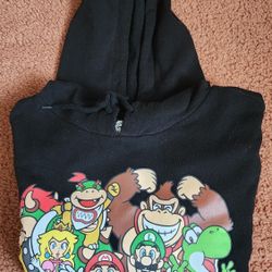 Super Mario Hoodie Size Large 