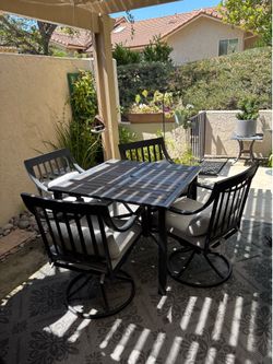 Patio table and chairs