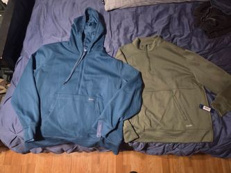 Jaanuu Scrub Hoodie & Quarter Zip Pullover Scrubs Top