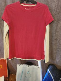 Vintage Tek Gear Layered T Shirt Sz Large 