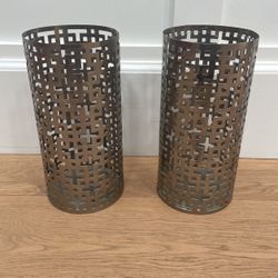Z Gallery Pillar Candle Holders Pair