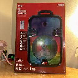 Brand new QFXLS – 12 speaker Bluetooth rechargeable liquid motion lights