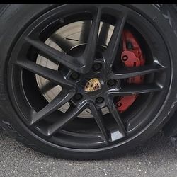 Porsche Wheels Black.