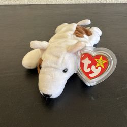 TY Beanie Baby Dog With Spots Named Butch