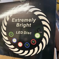 Extremely bright LED disc