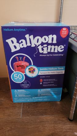 Partial helium tank for balloons