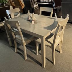 Table And 4 Chairs 