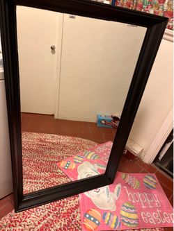 Large black mirror